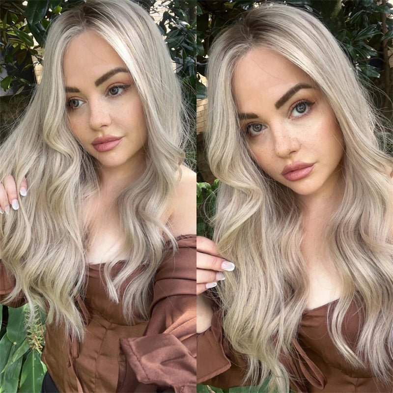 Ash Blonde Cosplay Lace Front Wig - HairNjoy