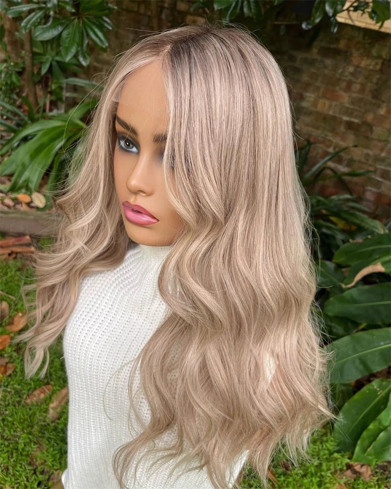 Ash Blonde Cosplay Lace Front Wig - HairNjoy