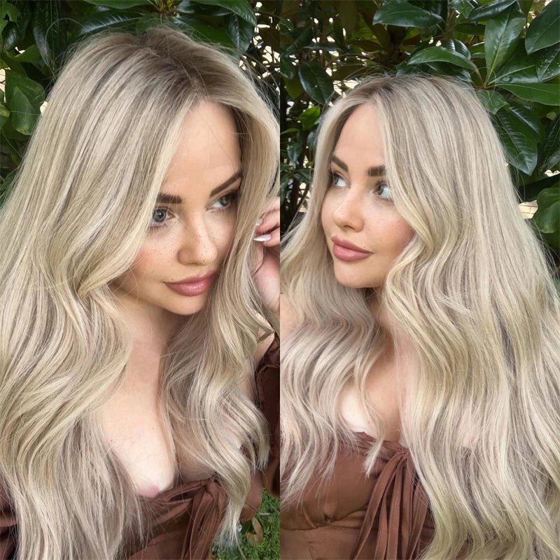 Ash Blonde Cosplay Lace Front Wig - HairNjoy