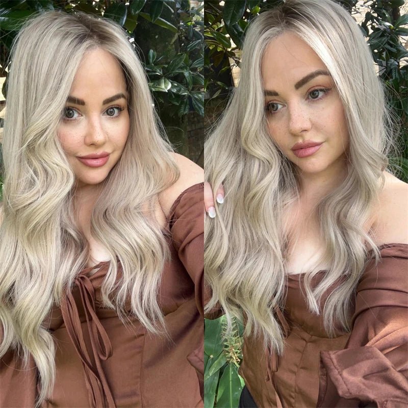 Ash Blonde Cosplay Lace Front Wig - HairNjoy