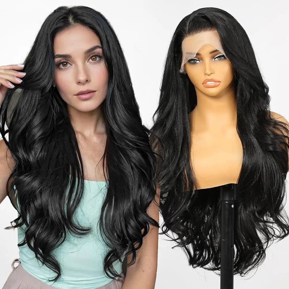 Ash Brown Highlight Lace Front Wig - HairNjoy