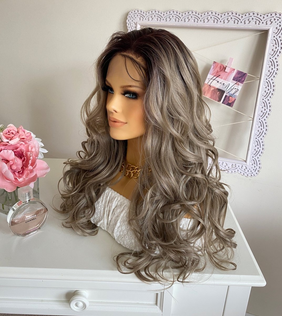 Ash Latte HD Transparent Lace Natural Hairline Wig - HairNjoy
