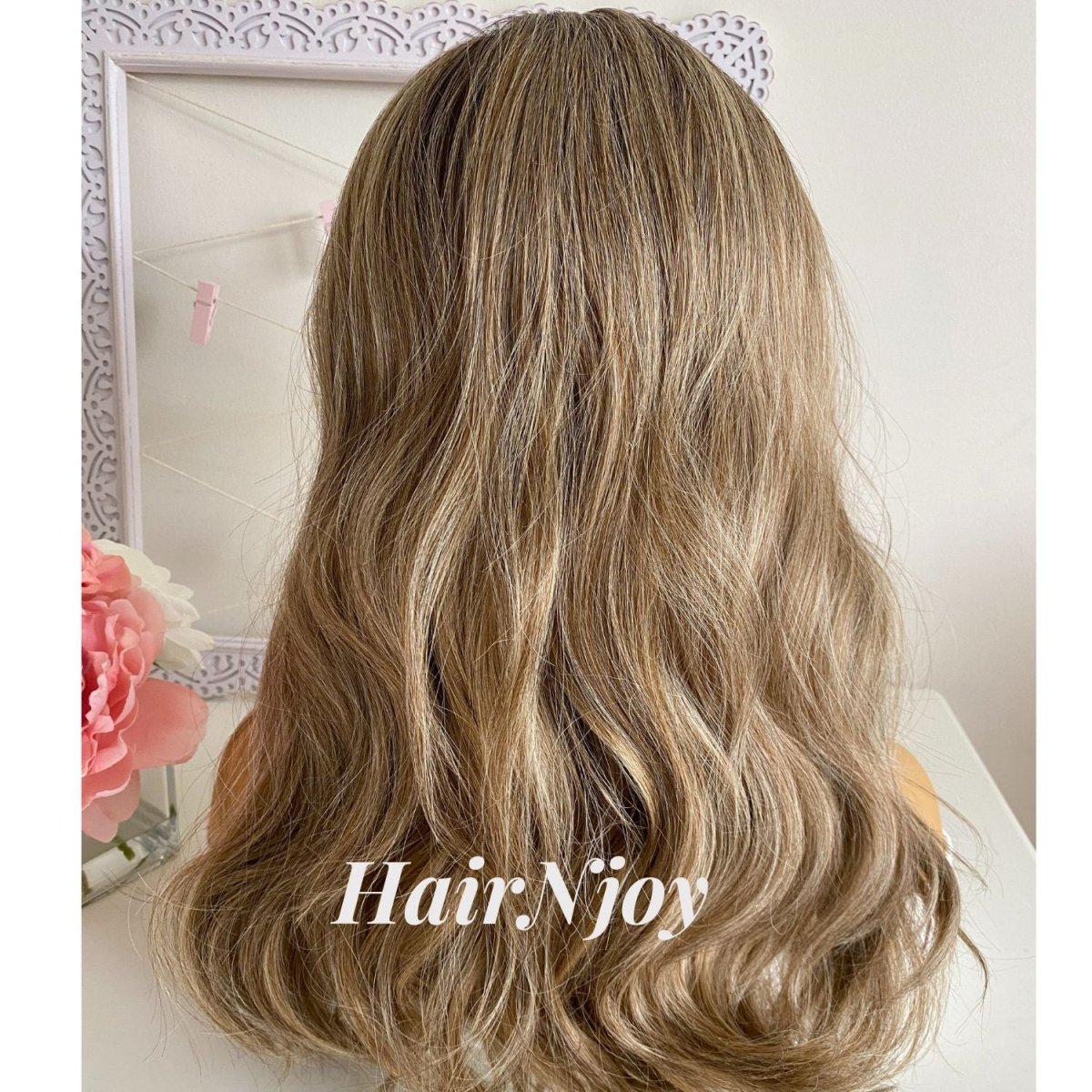 Ash Ombre Blonde 13x4 Deep Lace Front Body Wave Wig - HairNjoy