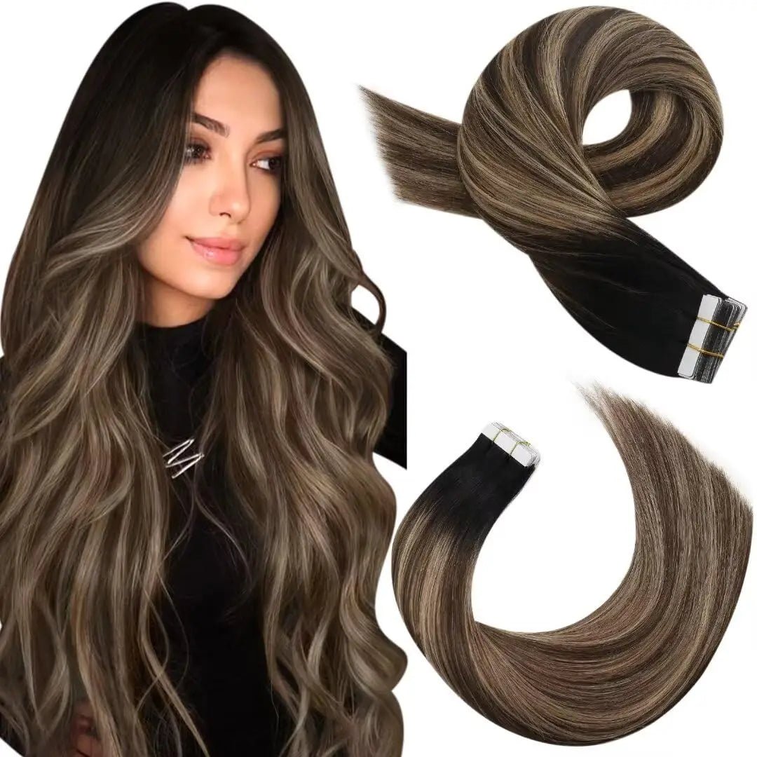 Balayage Blonde Tape - In Extensions - HairNjoy
