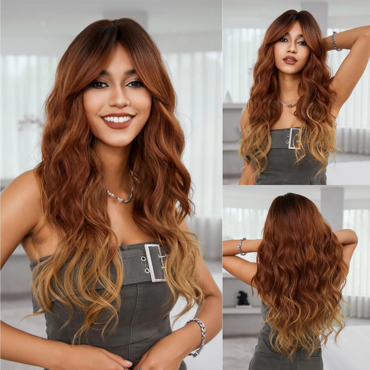 Barbie Blonde Wig with Side Bangs - HairNjoy