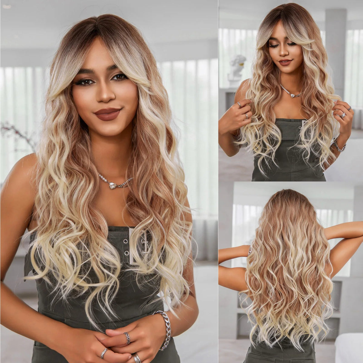 Barbie Blonde Wig with Side Bangs - HairNjoy