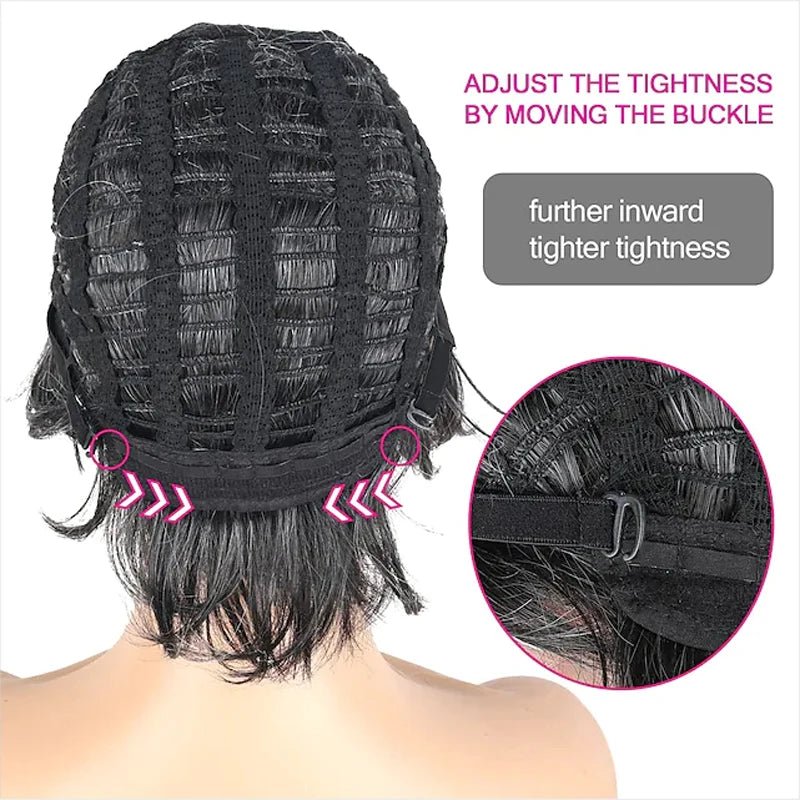 Black to Purple Ombre Long Wavy Wig - HairNjoy