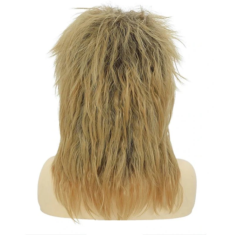 Blonde Rocker Mullet Wig - HairNjoy