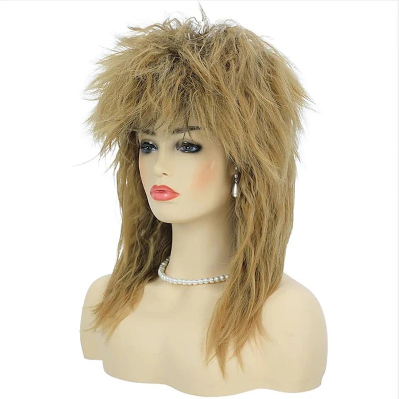 Blonde Rocker Mullet Wig - HairNjoy