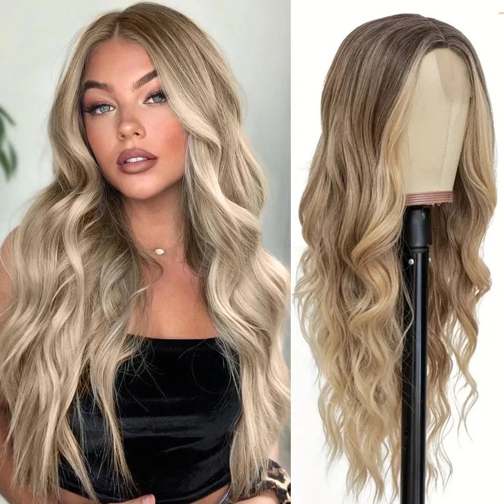 Blonde Synthetic Cosplay Wig - HairNjoy