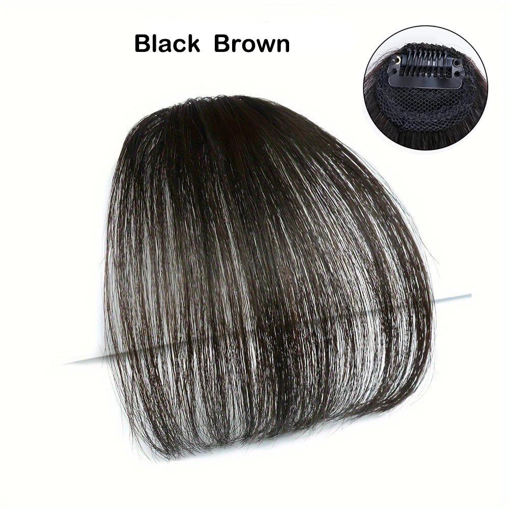 Blunt Fringe Air Bangs Clip - In Hair Extension - HairNjoy