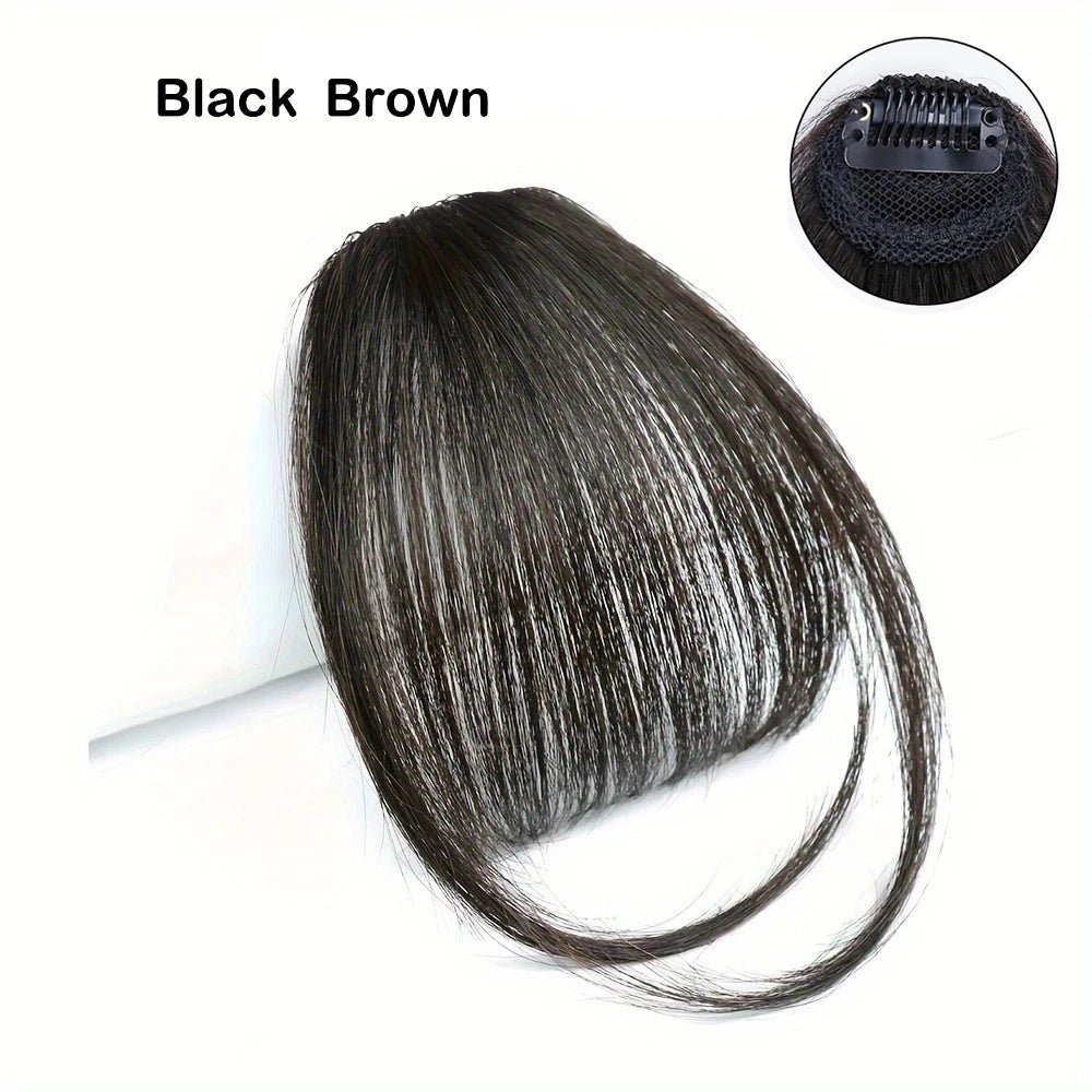 Blunt Fringe Air Bangs Clip - In Hair Extension - HairNjoy
