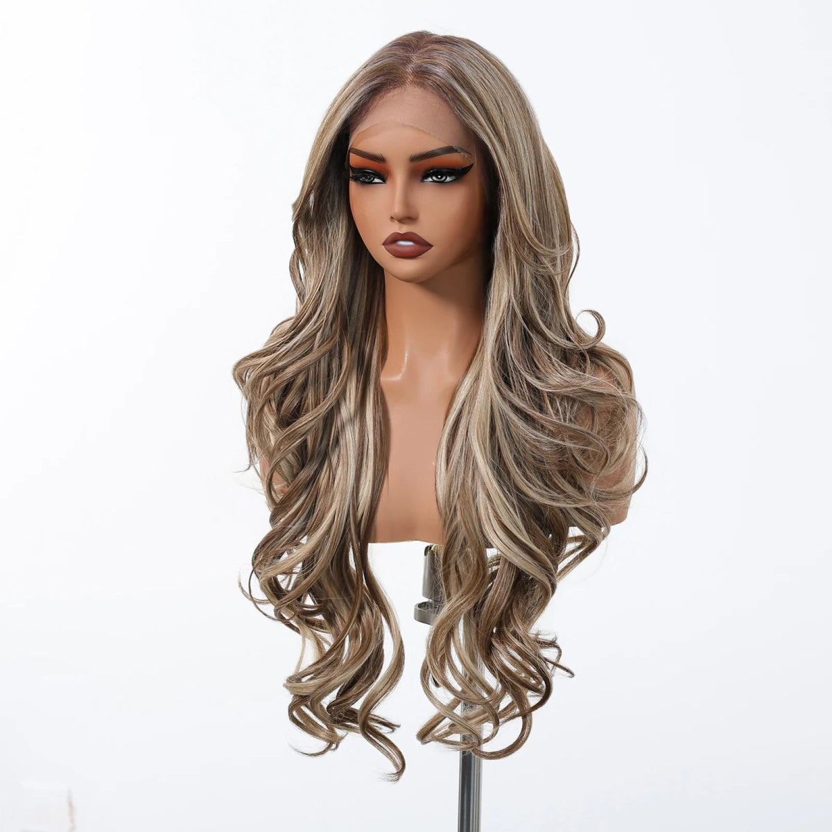 Brown Blonde Body Wave Lace Wig - HairNjoy