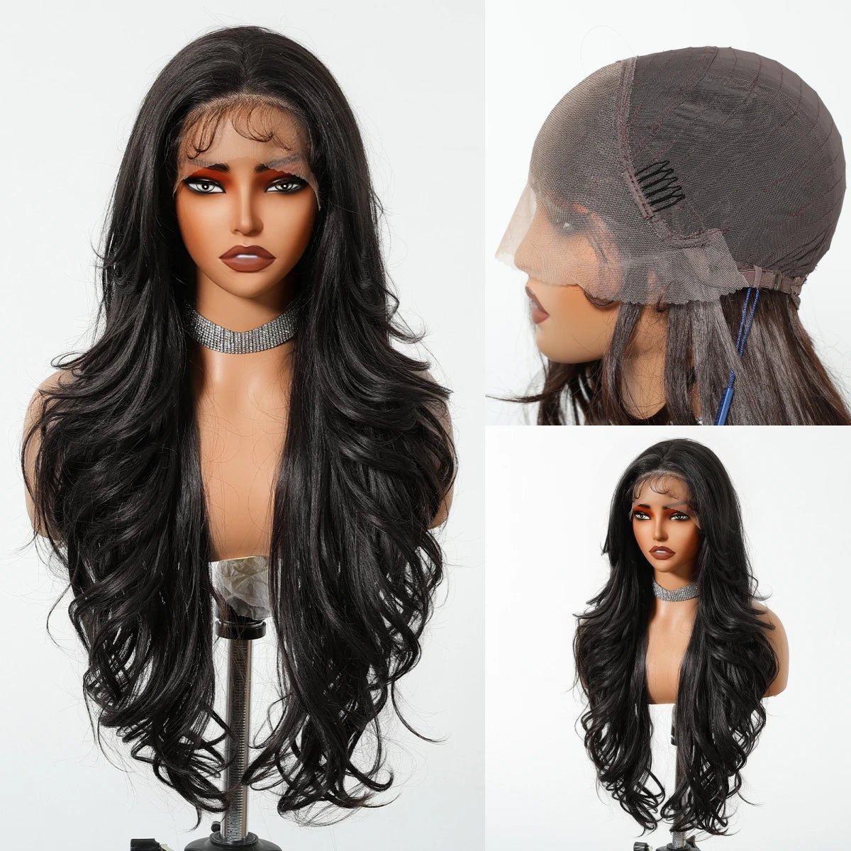 Brown Blonde Body Wave Lace Wig - HairNjoy