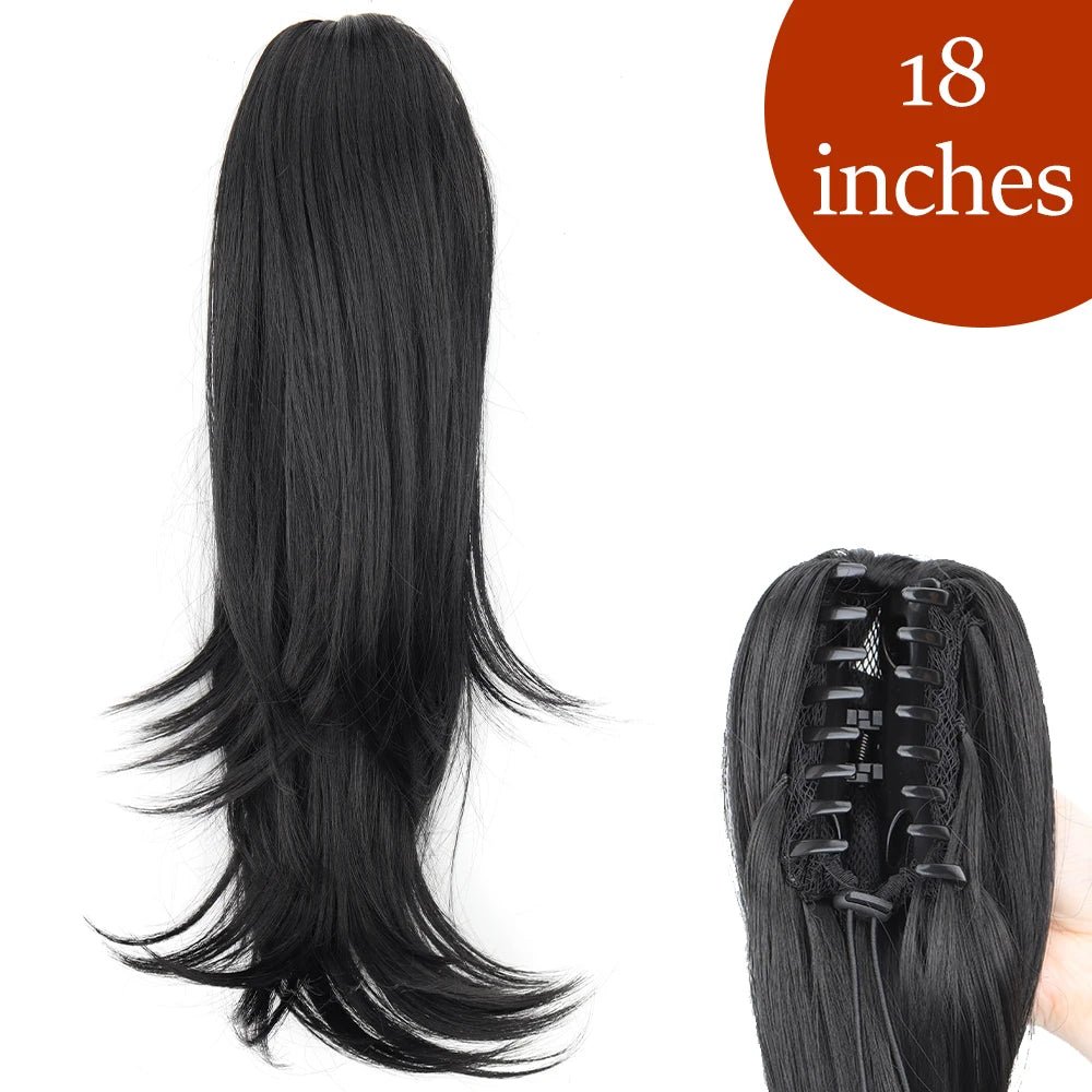 Claw Clip Ponytail Long Hair Extension - HairNjoy