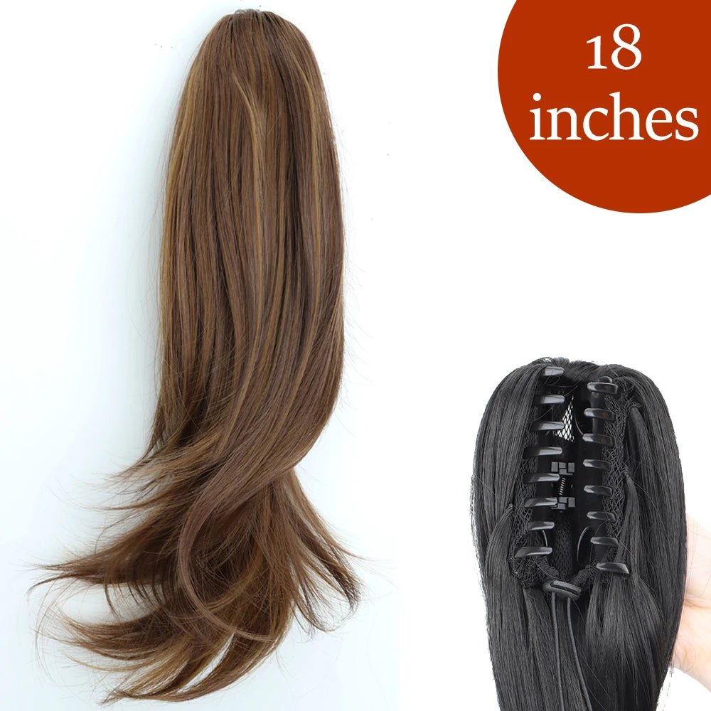 Claw Clip Ponytail Long Hair Extension - HairNjoy