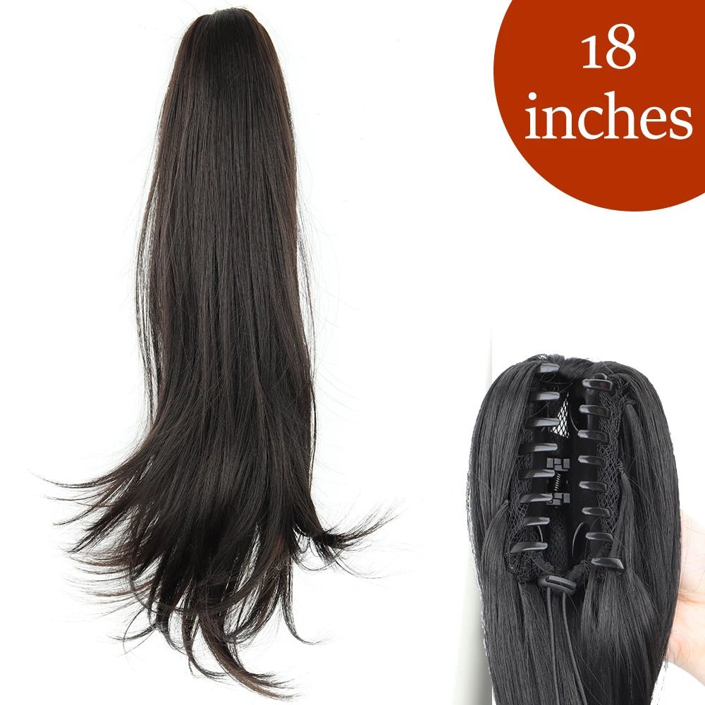 Claw Clip Ponytail Long Hair Extension - HairNjoy