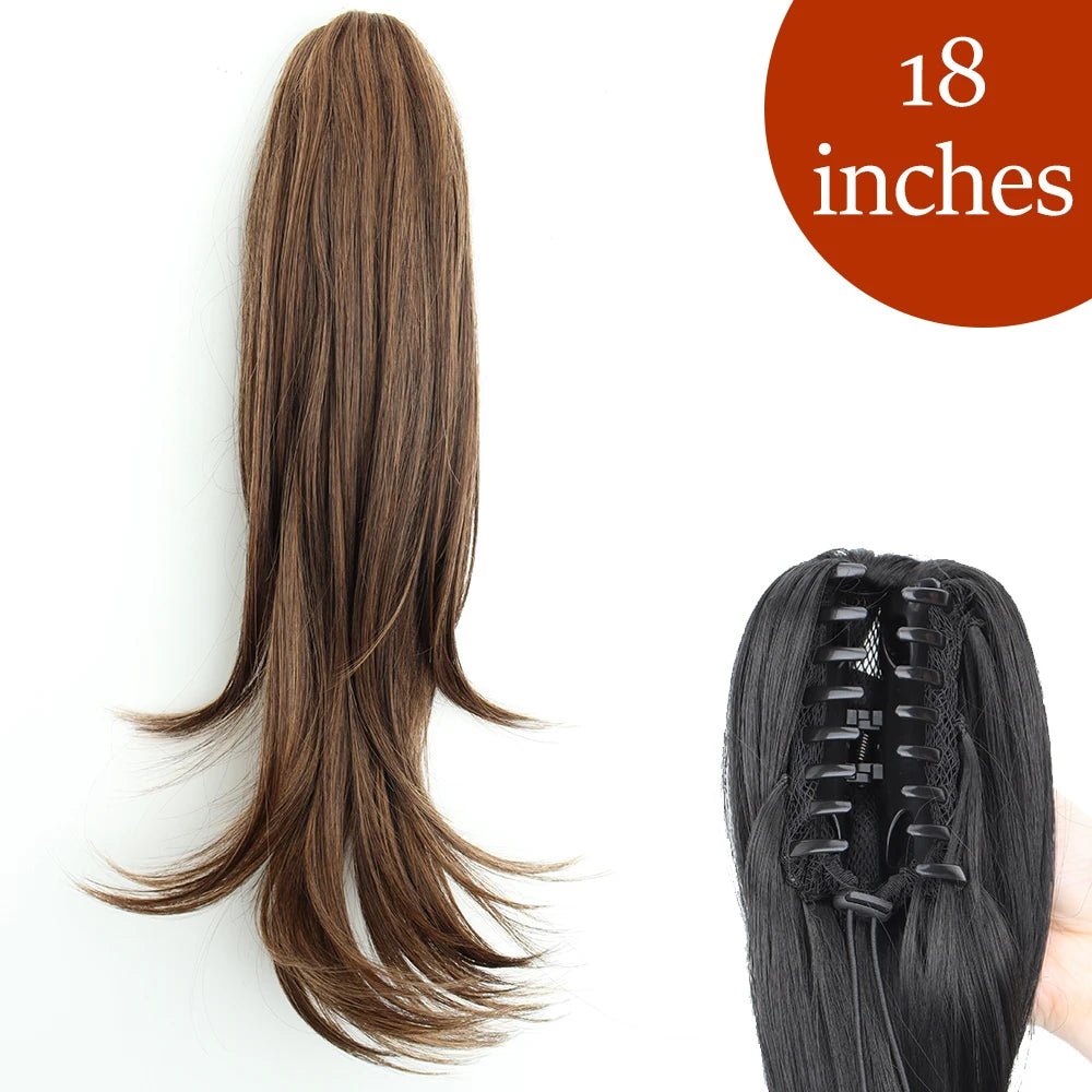 Claw Clip Ponytail Long Hair Extension - HairNjoy