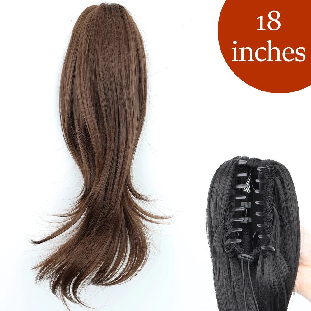 Claw Clip Ponytail Long Hair Extension - HairNjoy