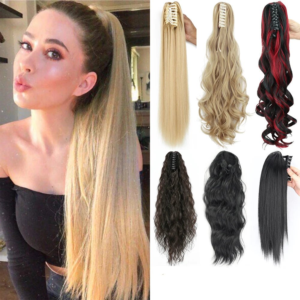 Claw Clip Ponytail Long Hair Extension - HairNjoy