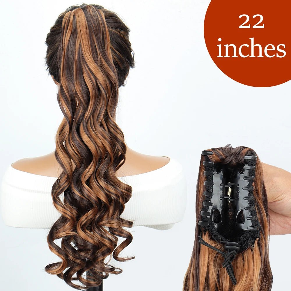 Claw Clip Ponytail Long Hair Extension - HairNjoy
