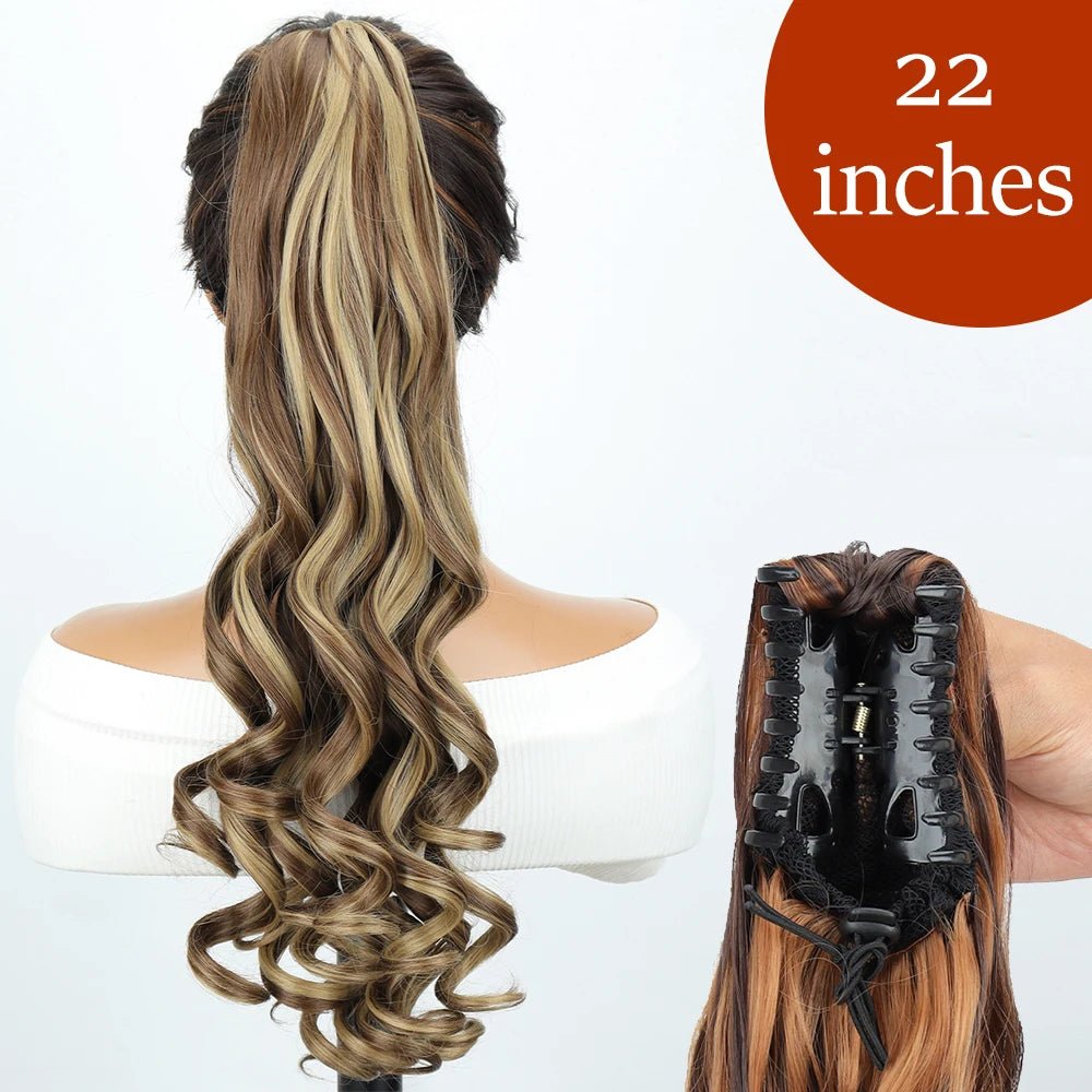 Claw Clip Ponytail Long Hair Extension - HairNjoy