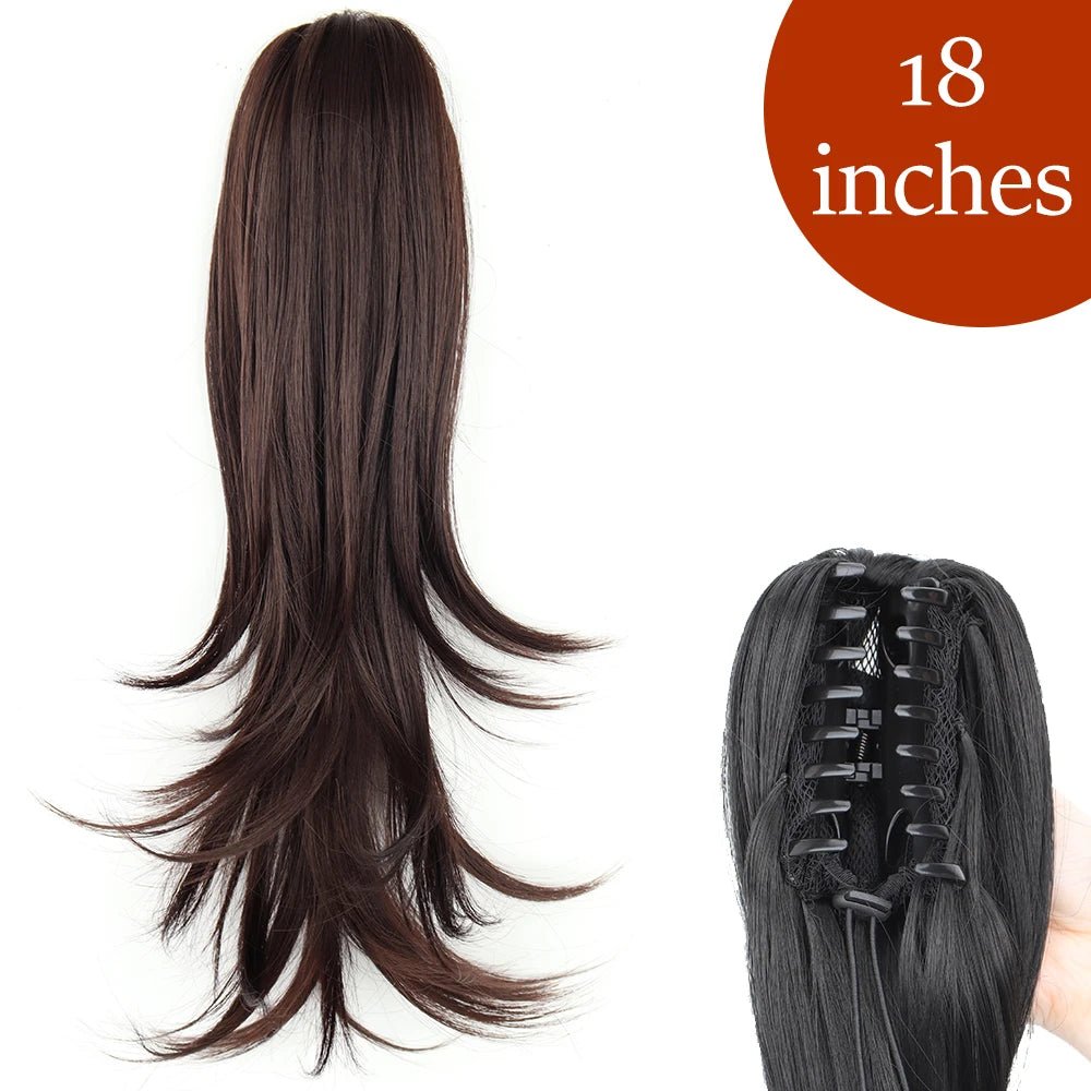 Claw Clip Ponytail Long Hair Extension - HairNjoy