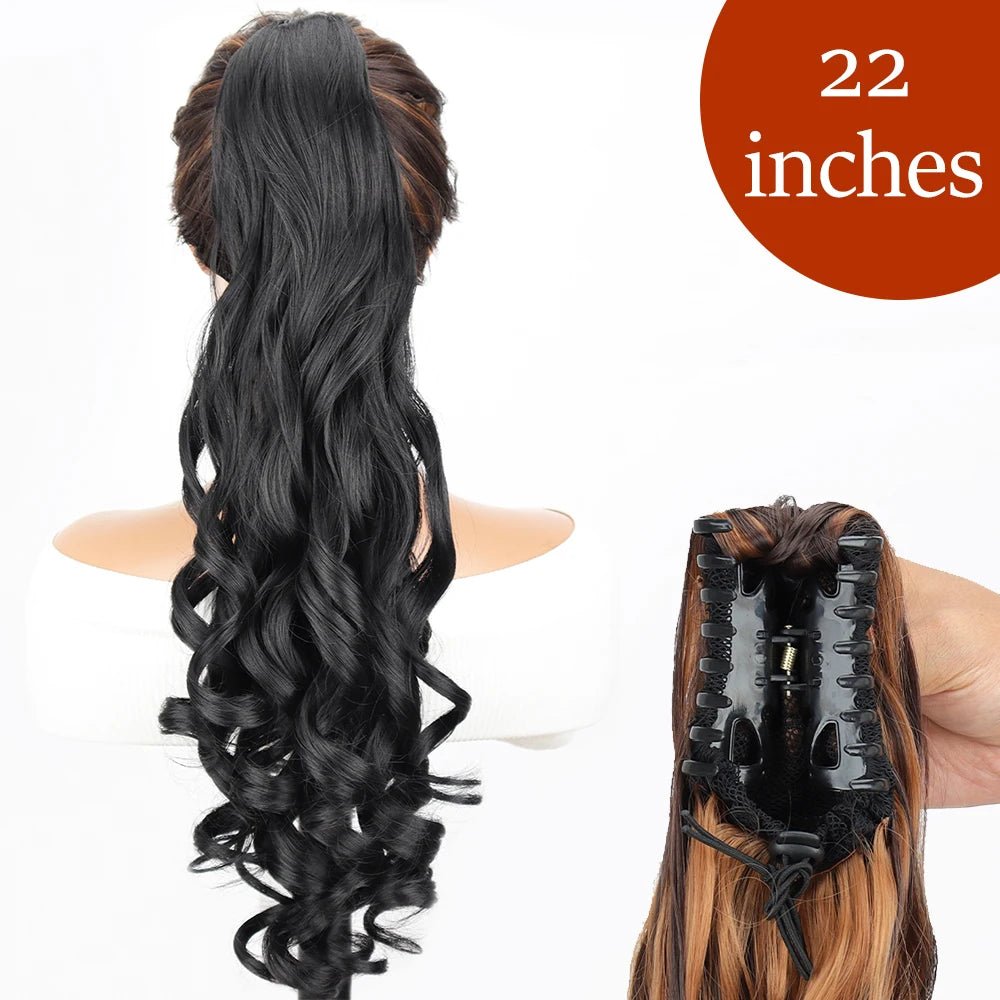 Claw Clip Ponytail Long Hair Extension - HairNjoy