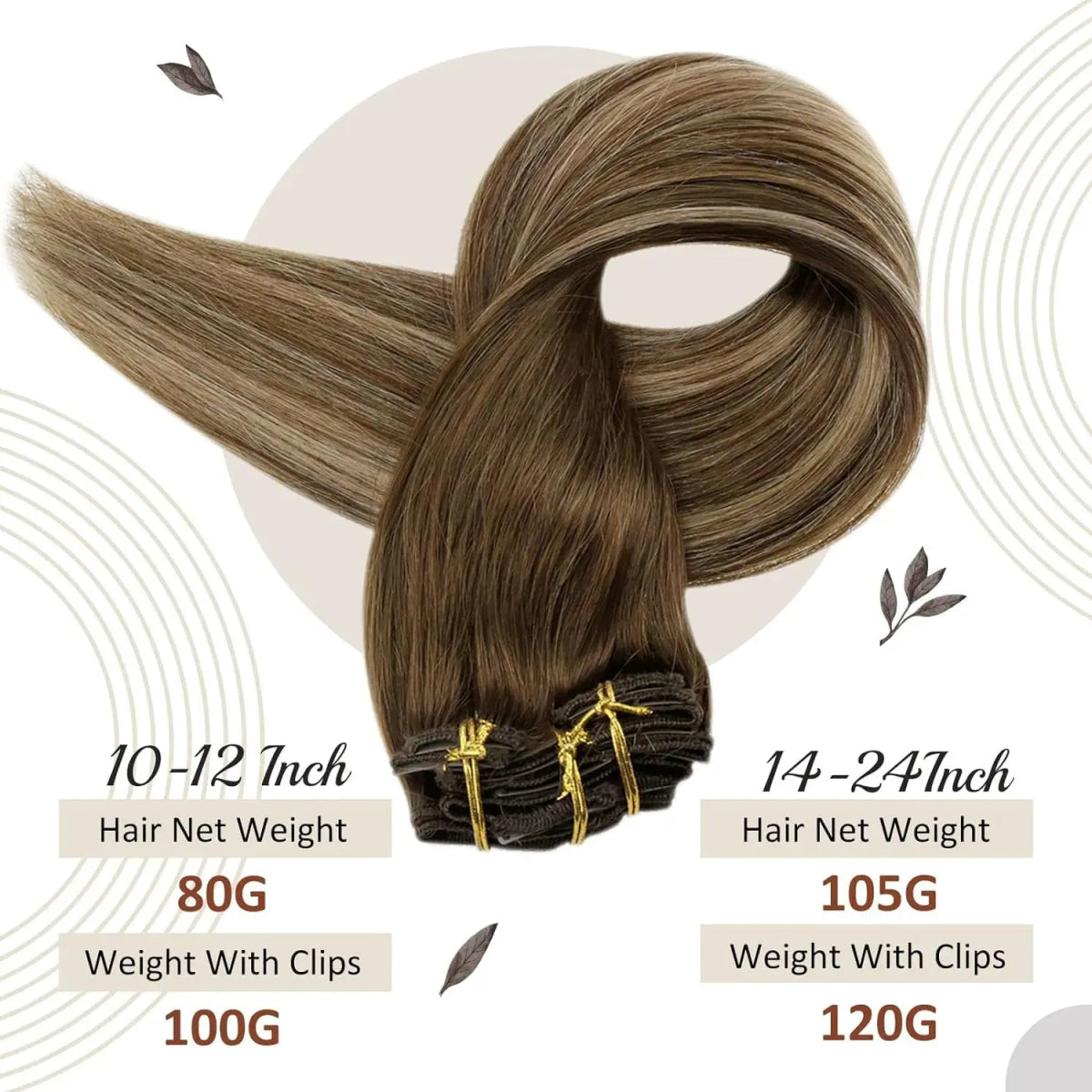 Clip - In Human Hair Extensions - HairNjoy