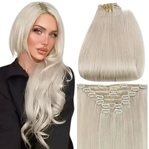 Clip - In Human Hair Extensions - HairNjoy