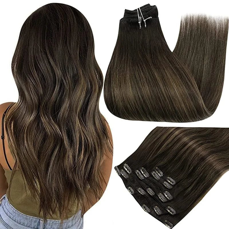 Clip - In Human Hair Extensions - HairNjoy