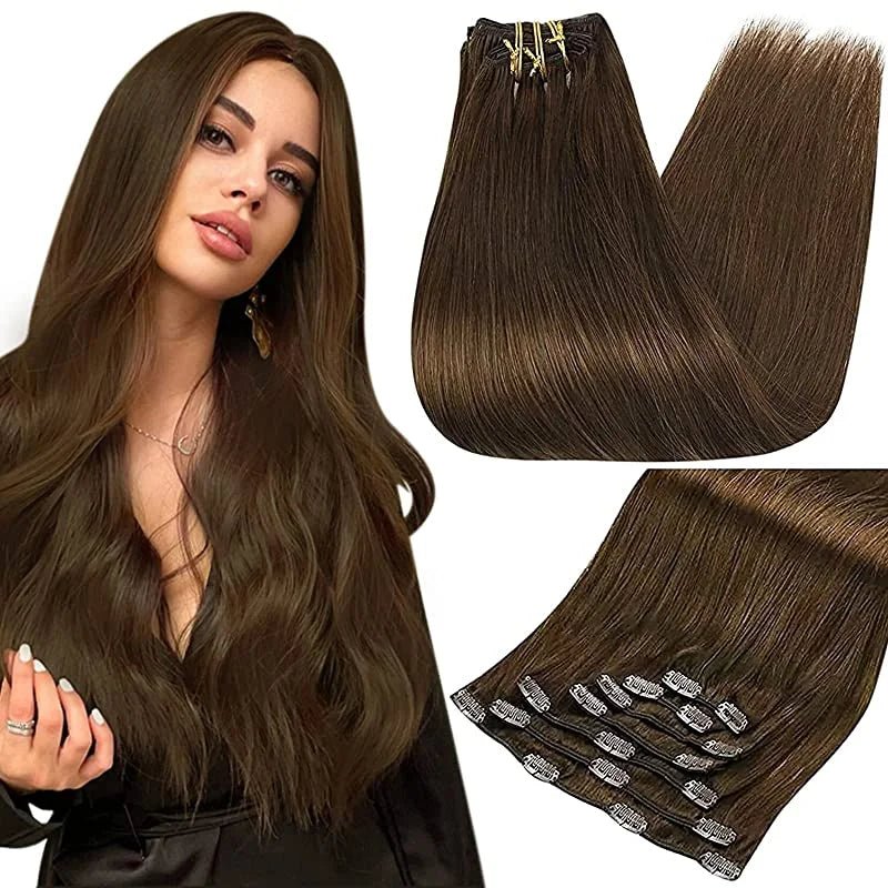 Clip - In Human Hair Extensions - HairNjoy