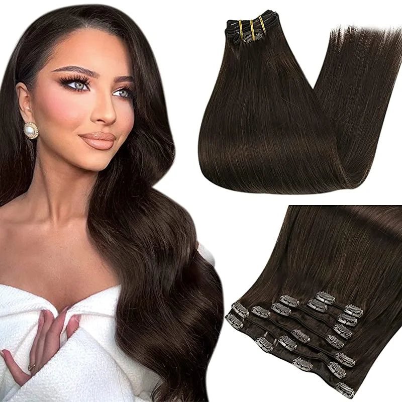 Clip - In Human Hair Extensions - HairNjoy