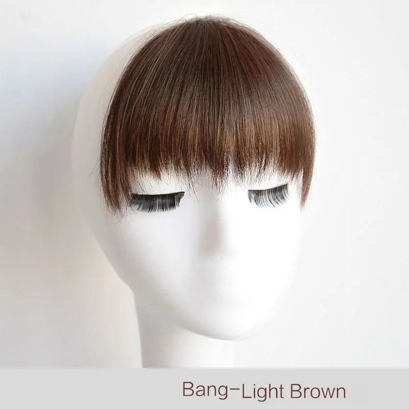 Clip - In Natural Fringe Hairpiece Extension - HairNjoy
