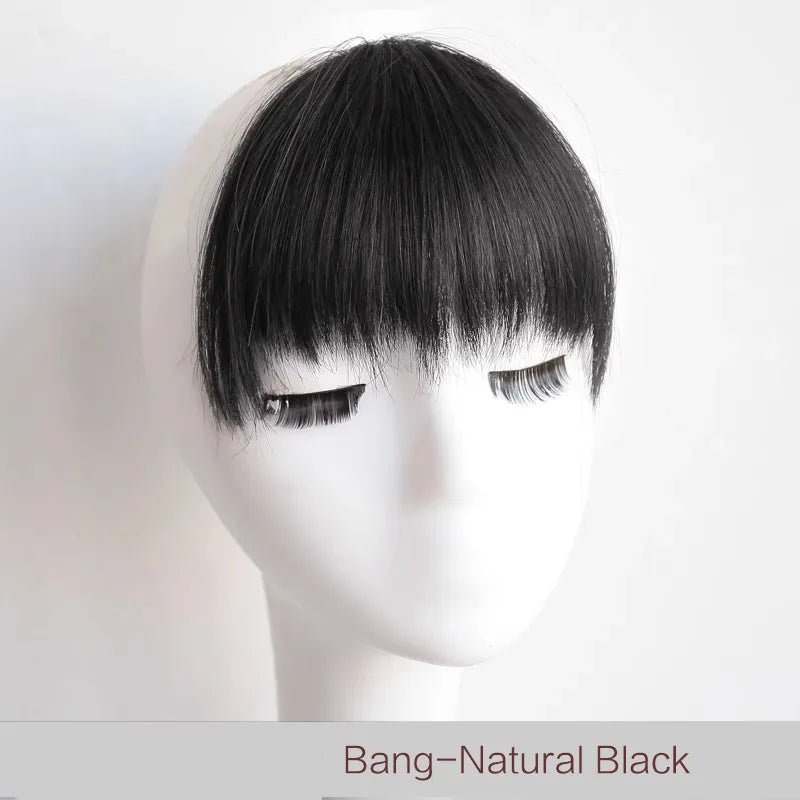 Clip - In Natural Fringe Hairpiece Extension - HairNjoy