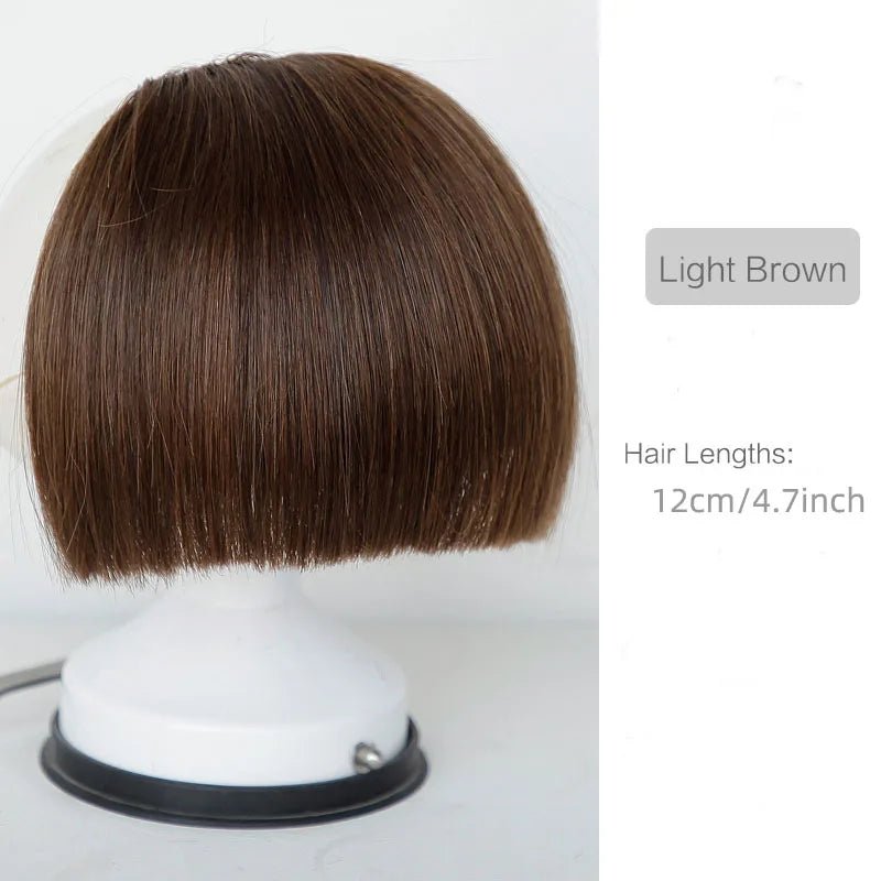 Clip - In Natural Fringe Hairpiece Extension - HairNjoy