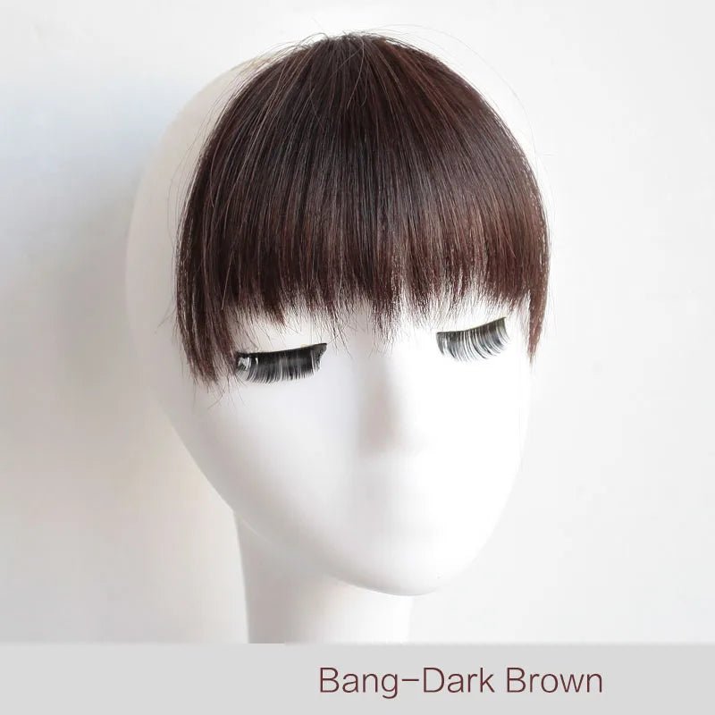 Clip - In Natural Fringe Hairpiece Extension - HairNjoy