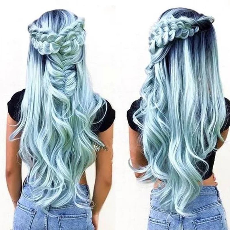 Fashion 4 Style Ombre Long Wave Wigs - HairNjoy