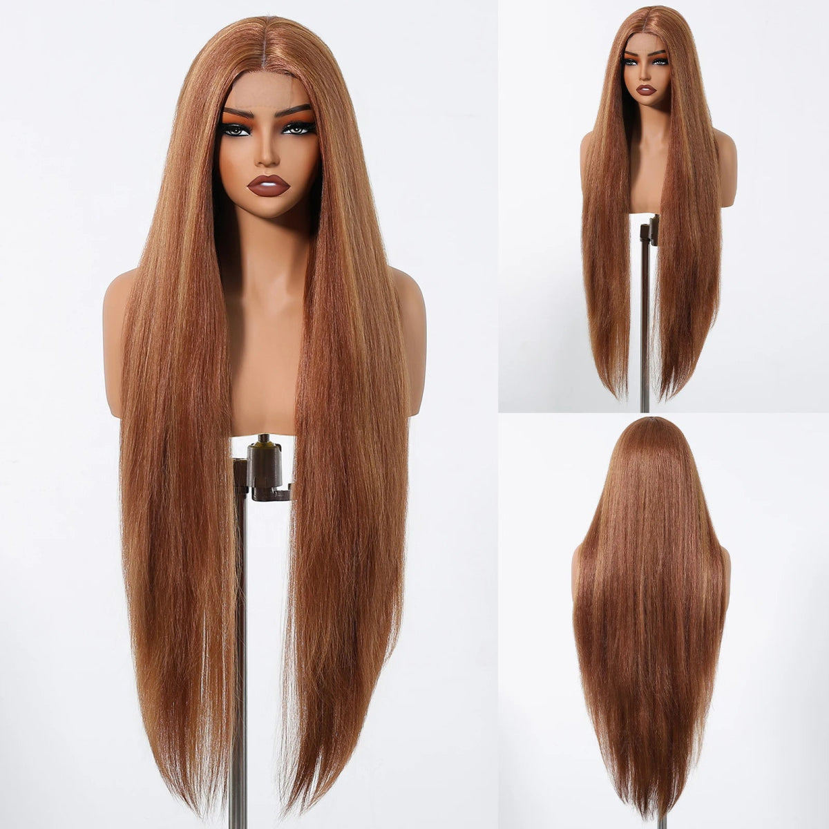 Golden Blonde Highlight Lace Front Wig - HairNjoy