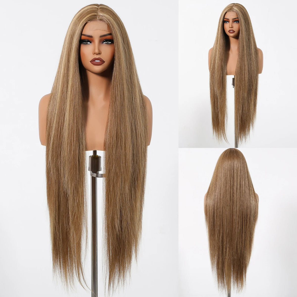 Golden Blonde Highlight Lace Front Wig - HairNjoy