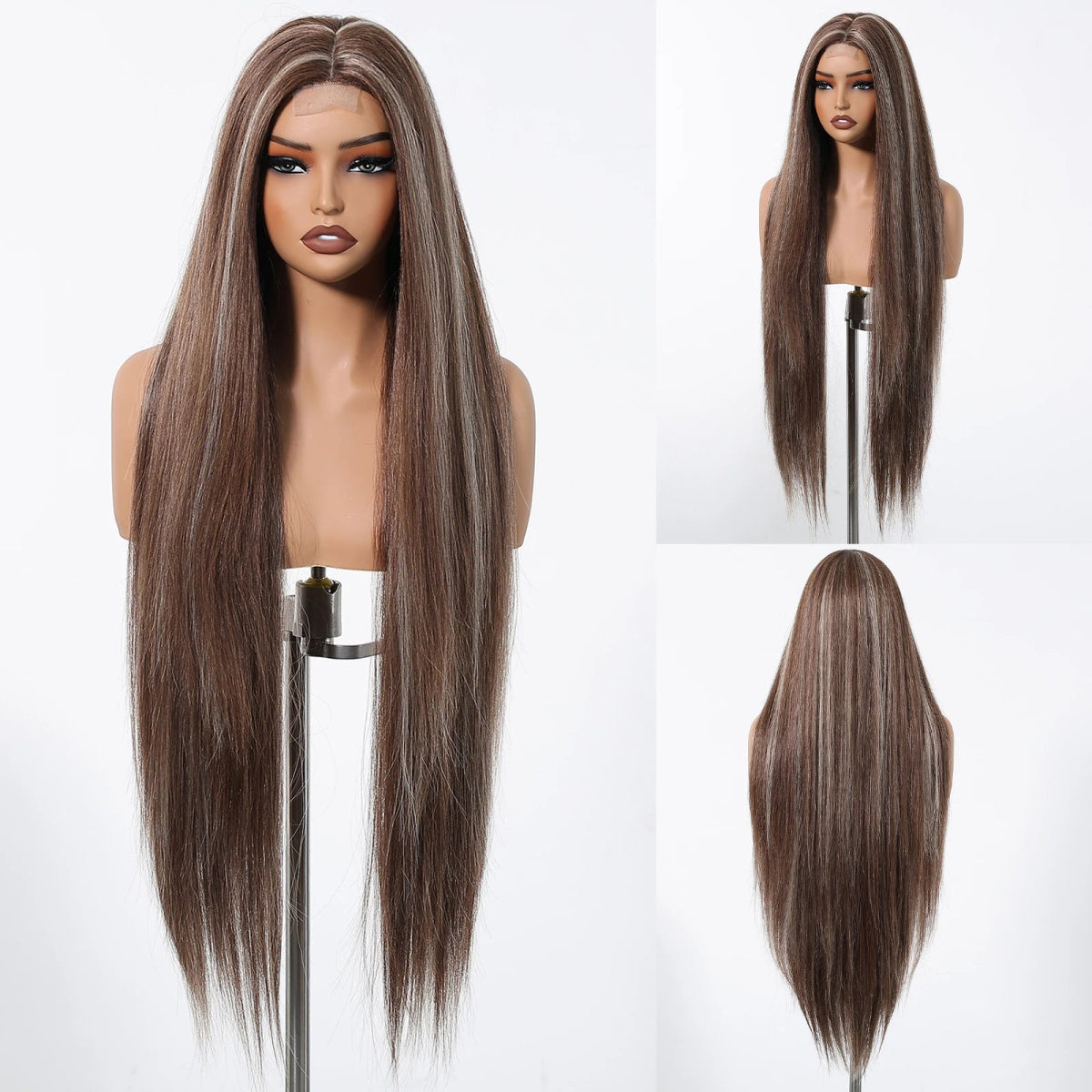 Golden Blonde Highlight Lace Front Wig - HairNjoy