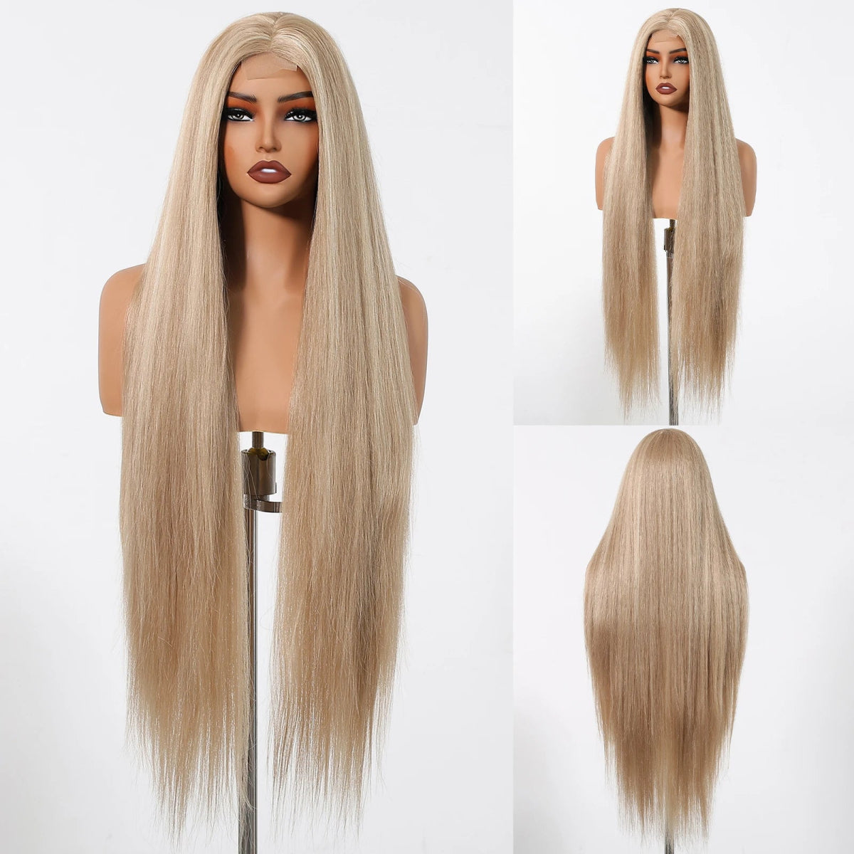 Golden Blonde Highlight Lace Front Wig - HairNjoy