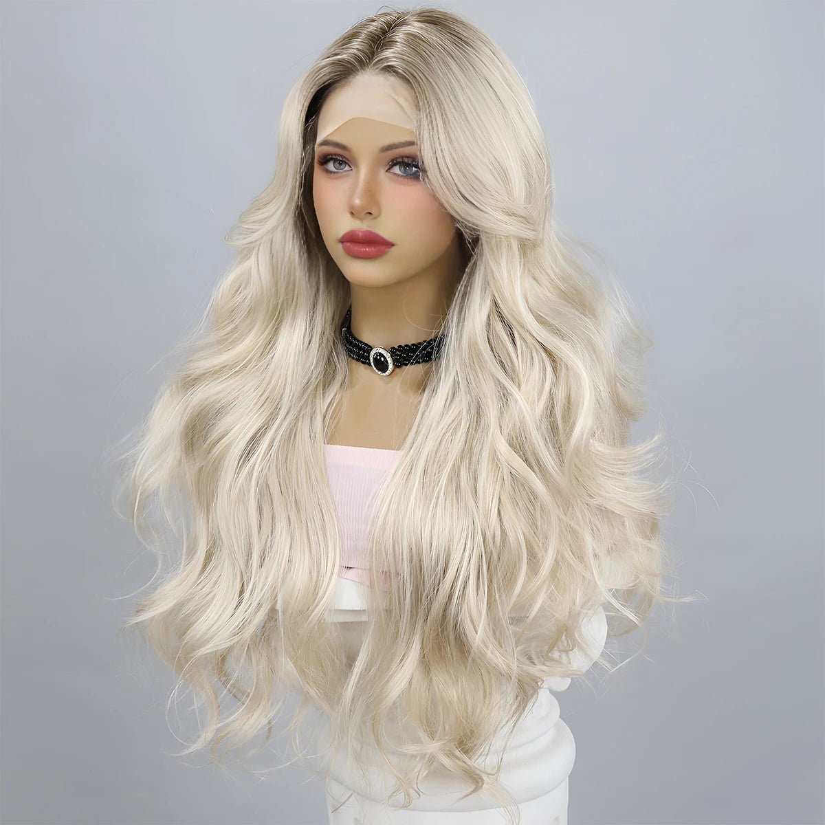Golden Lace Front Wig - HairNjoy