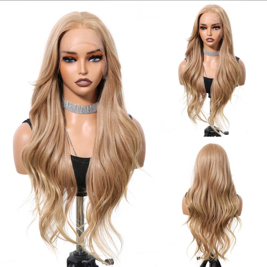 Highlight Daily Wavy Synthetic Wig - HairNjoy