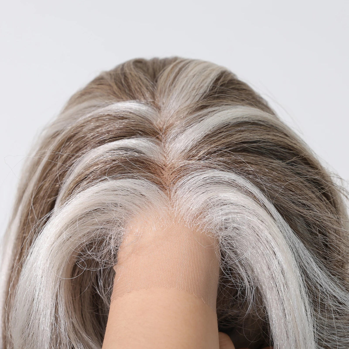 Highlight Platinum Blonde Lace Front Wig - HairNjoy