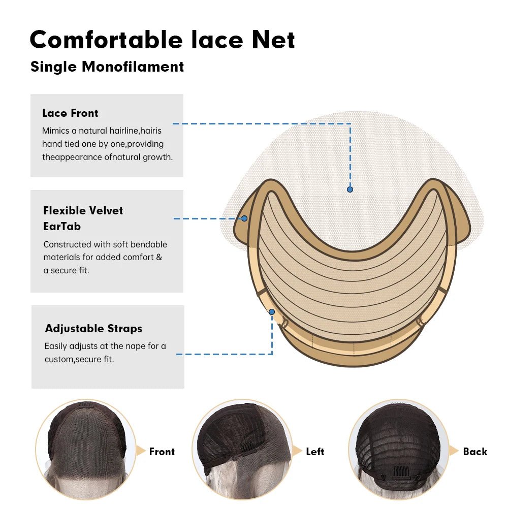 Highlight Platinum Blonde Lace Front Wig - HairNjoy