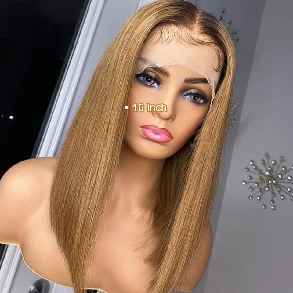 Highlight Straight Bob Human Wig - HairNjoy