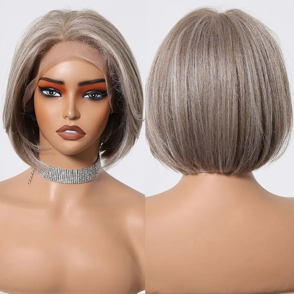 Highlight Straight Synthetic Lace Front Wig - HairNjoy