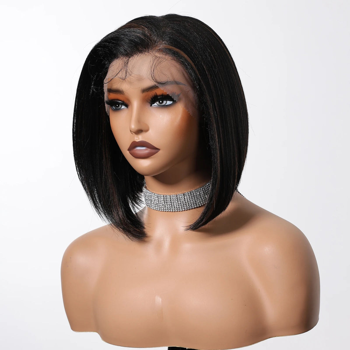Highlight Straight Synthetic Lace Front Wig - HairNjoy