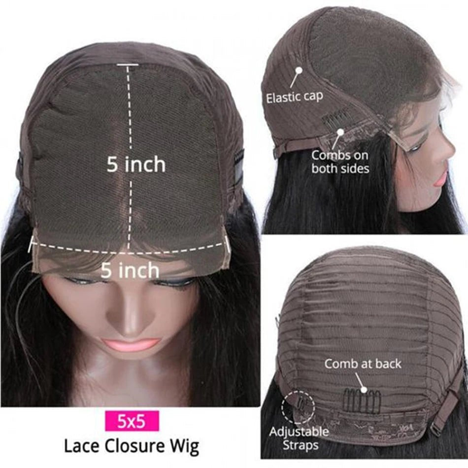 Highlights Chocolate Brown Wig - HairNjoy